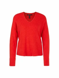 Marc Cain Pullover & Strickjacken<Damen Pullover rot uni