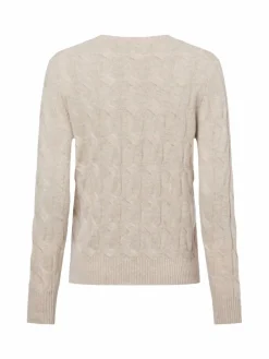 Tommy Hilfiger Pullover & Strickjacken<Damen Pullover beige gemustert