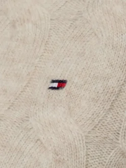 Tommy Hilfiger Pullover & Strickjacken<Damen Pullover beige gemustert