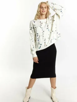 IZIA Pullover & Strickjacken<Damen Pullover weiß uni