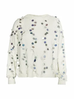 IZIA Pullover & Strickjacken<Damen Pullover weiß uni