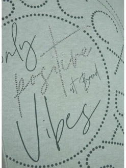 Soccx Sweatshirts & Sweatjacken<Damen Pullover mint bedruckt