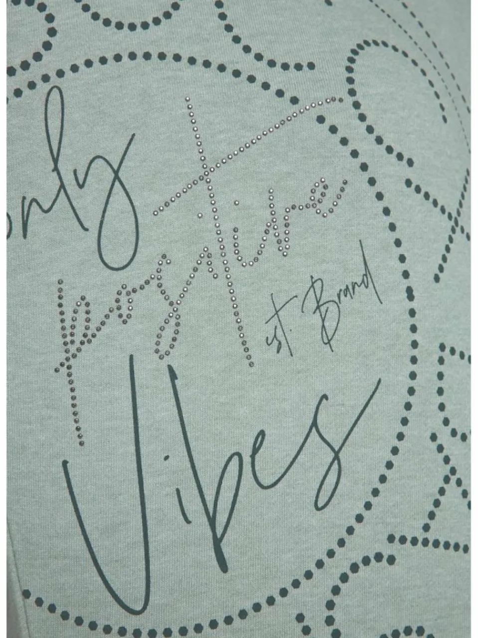 Soccx Sweatshirts & Sweatjacken<Damen Pullover mint bedruckt