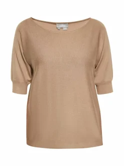 Usha Pullover & Strickjacken<Damen Pullover taupe uni
