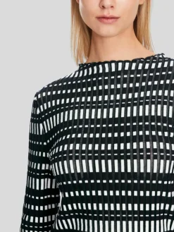 Marc Cain Pullover & Strickjacken<Damen Pullover blau gemustert