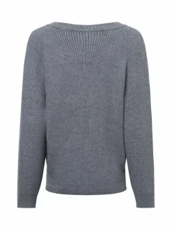 Msch Copenhagen Pullover & Strickjacken<Damen Pullover - MSCHTatina grau uni
