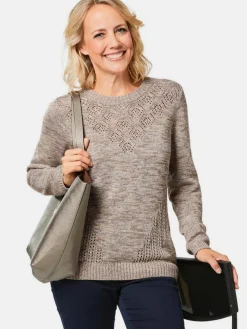 Damen Goldner Pullover & Strickjacken><noscript><img width=