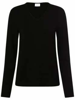 Vila Pullover & Strickjacken<Damen Pullover - VIRil schwarz uni