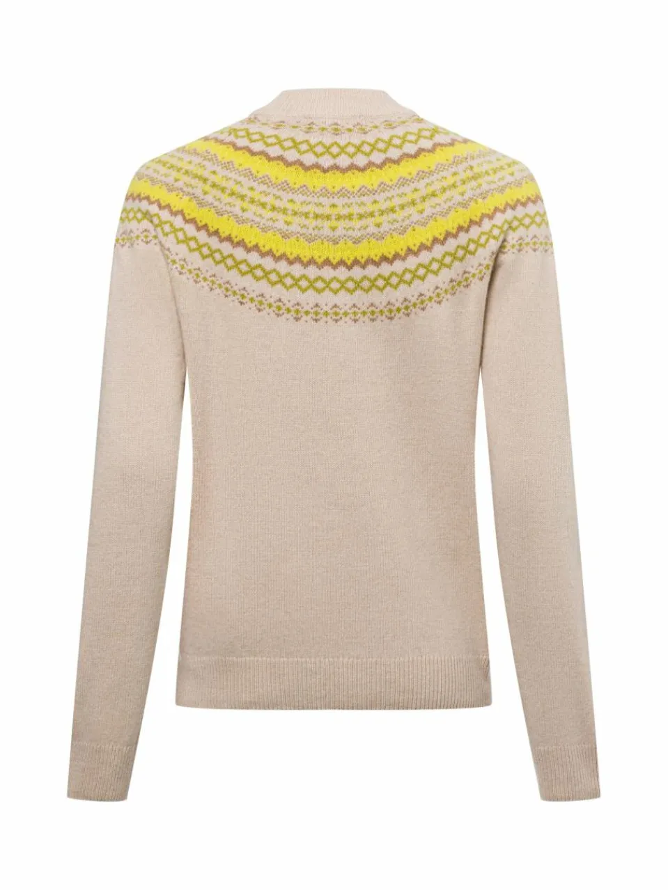 Franco Callegari Pullover & Strickjacken<Damen Pullover aus Merinowolle beige gemustert