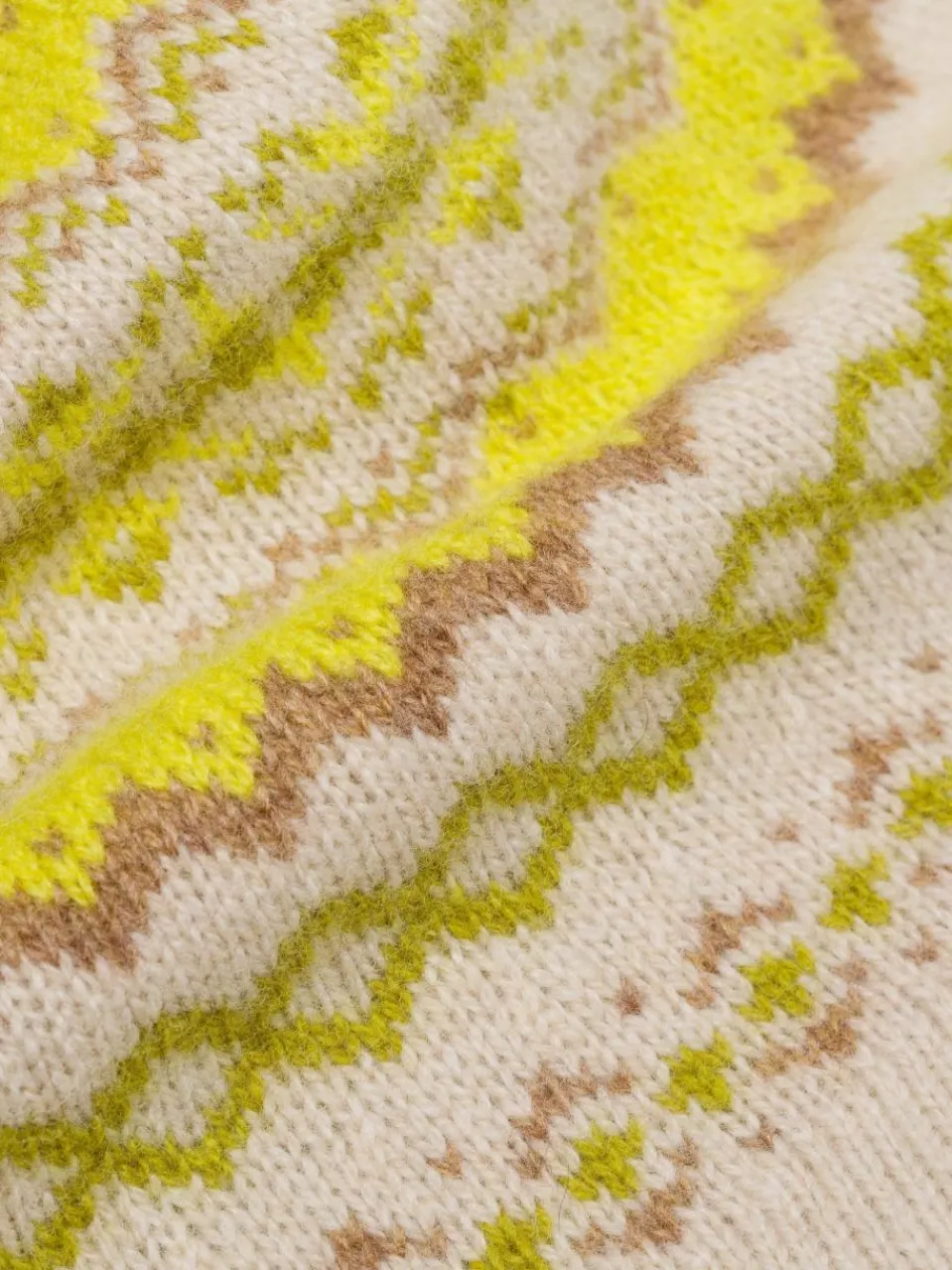 Franco Callegari Pullover & Strickjacken<Damen Pullover aus Merinowolle beige gemustert