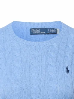 Polo Ralph Lauren Pullover & Strickjacken<Damen Pullover mit Cashmere-Anteil marine uni