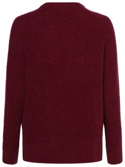 Marie Lund Pullover & Strickjacken<Damen Pullover mit Mohair-Anteil purple uni