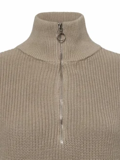 Franco Callegari Pullover & Strickjacken<Damen Pullunder taupe uni