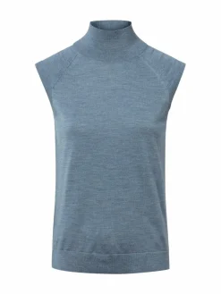 BOSS Pullover & Strickjacken<Damen Pullunder - Fipini blau meliert