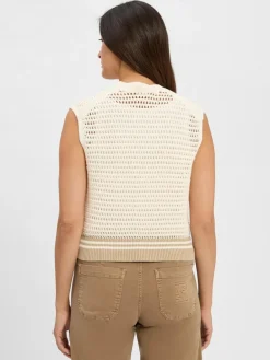 Drykorn Pullover & Strickjacken<Damen Pullunder - Ofely ecru uni