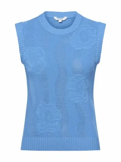 mbyM Pullover & Strickjacken<Damen Pullunder - Rosiana blau uni