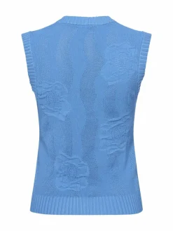 mbyM Pullover & Strickjacken<Damen Pullunder - Rosiana blau uni