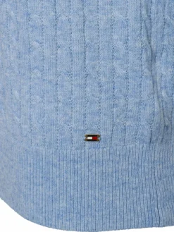 Tommy Hilfiger Pullover & Strickjacken<Damen Pullunder mit Wollanteil - MMTalli hellblau uni