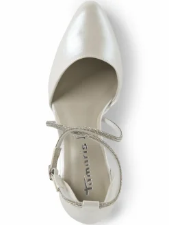 Tamaris Pumps<Damen Pumps silber uni