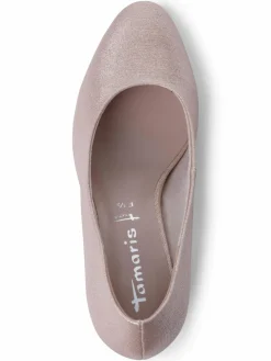 Tamaris Pumps<Damen Pumps nude silber uni