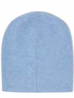 Marie Lund Mützen & Hüte<Damen Pure Cashmere Mütze hellblau meliert