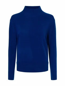 Franco Callegari Pullover & Strickjacken<Damen Pure Cashmere Pullover türkis uni