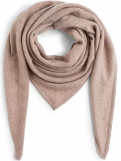 Marie Lund Schals & Tücher<Damen Pure Cashmere Schal taupe uni