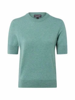 Franco Callegari Pullover & Strickjacken|Shirts & Tops<Damen Pure Cashmere Strickshirt smaragd mint meliert