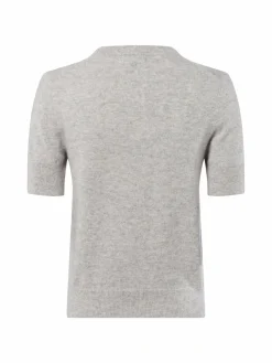 Franco Callegari Pullover & Strickjacken|Shirts & Tops<Damen Pure Cashmere Strickshirt hellgrau meliert