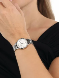 NOELANI Uhren<Damen Quarzuhr silber uni