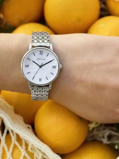 NOELANI Uhren<Damen Quarzuhr silber uni