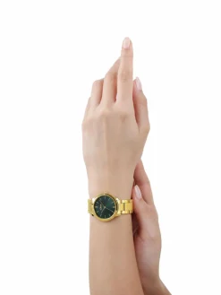 s.Oliver Uhren<Damen Quarzuhr gold uni