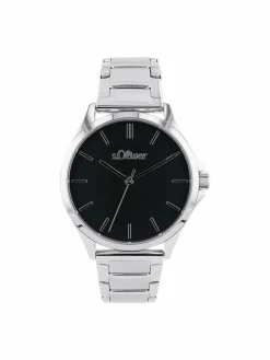 s.Oliver Uhren<Damen Quarzuhr silber uni