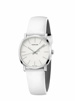 Calvin Klein Uhren<Damen Quarzuhr - K8Q331L2 weiß uni