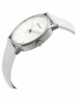 Calvin Klein Uhren<Damen Quarzuhr - K8Q331L2 weiß uni
