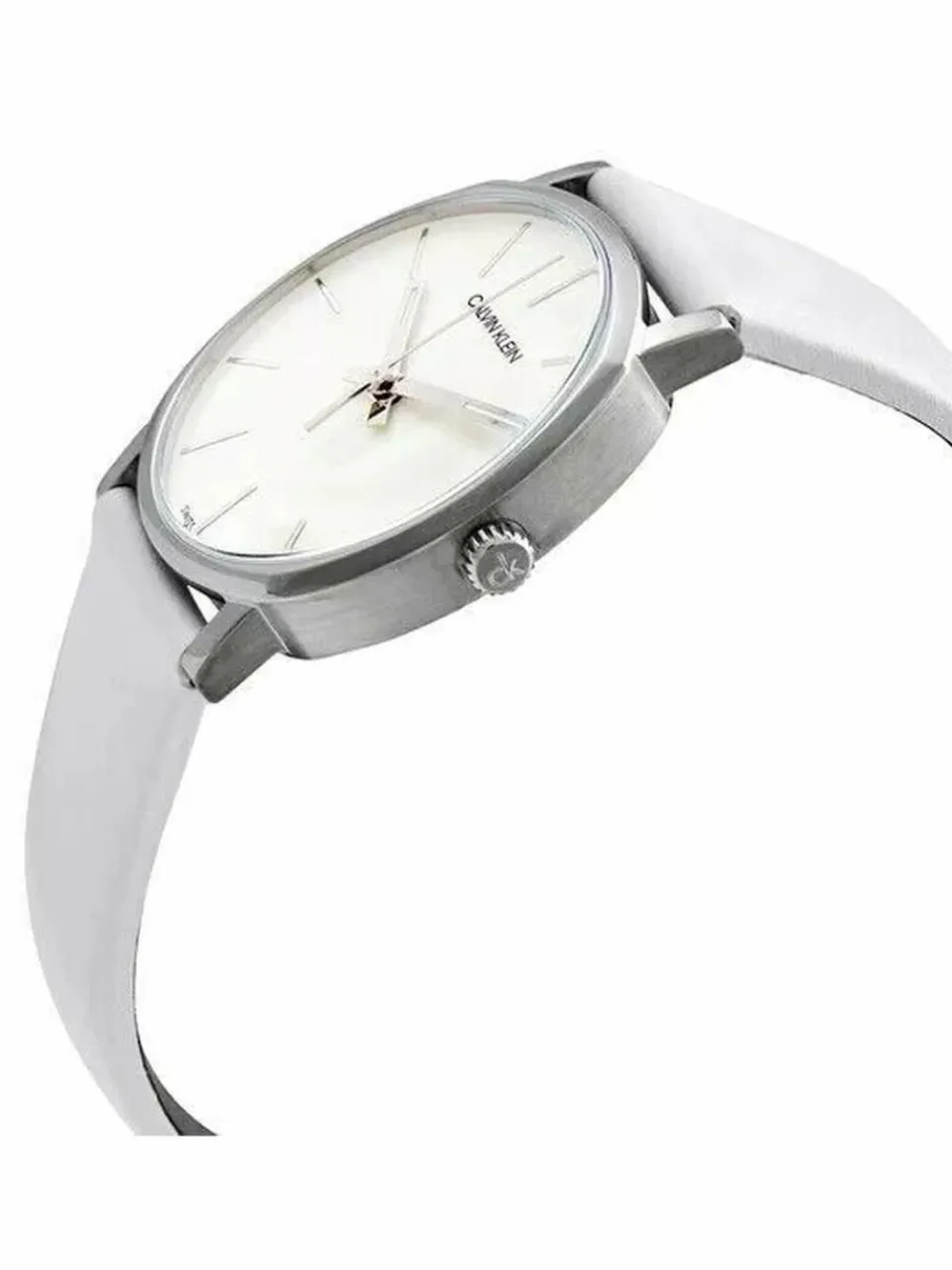 Calvin Klein Uhren<Damen Quarzuhr - K8Q331L2 weiß uni