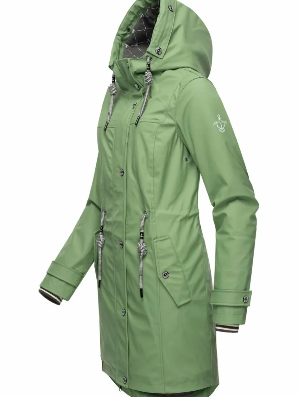 Peak Time Jacken & Westen<Damen Regenjacke - L60042 grün uni