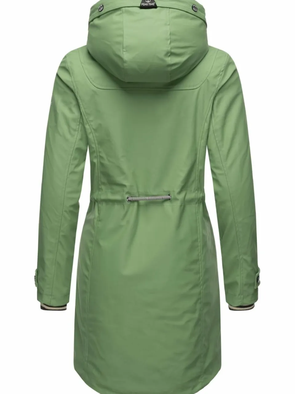 Peak Time Jacken & Westen<Damen Regenjacke - L60042 grün uni