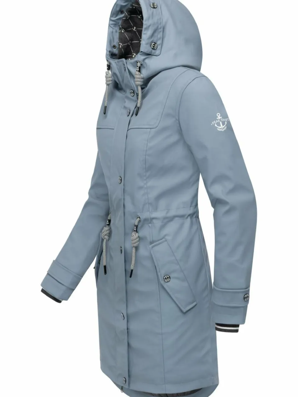 Peak Time Jacken & Westen<Damen Regenjacke - L60042 hellblau uni