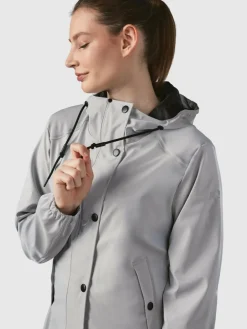 Ragwear Jacken & Westen<Damen Regenmantel - Husty Rainy hellgrau uni