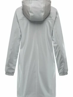 Ragwear Jacken & Westen<Damen Regenmantel - Husty Rainy hellgrau uni