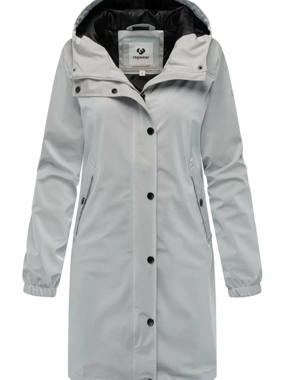 Ragwear Jacken & Westen<Damen Regenmantel - Husty Rainy hellgrau uni