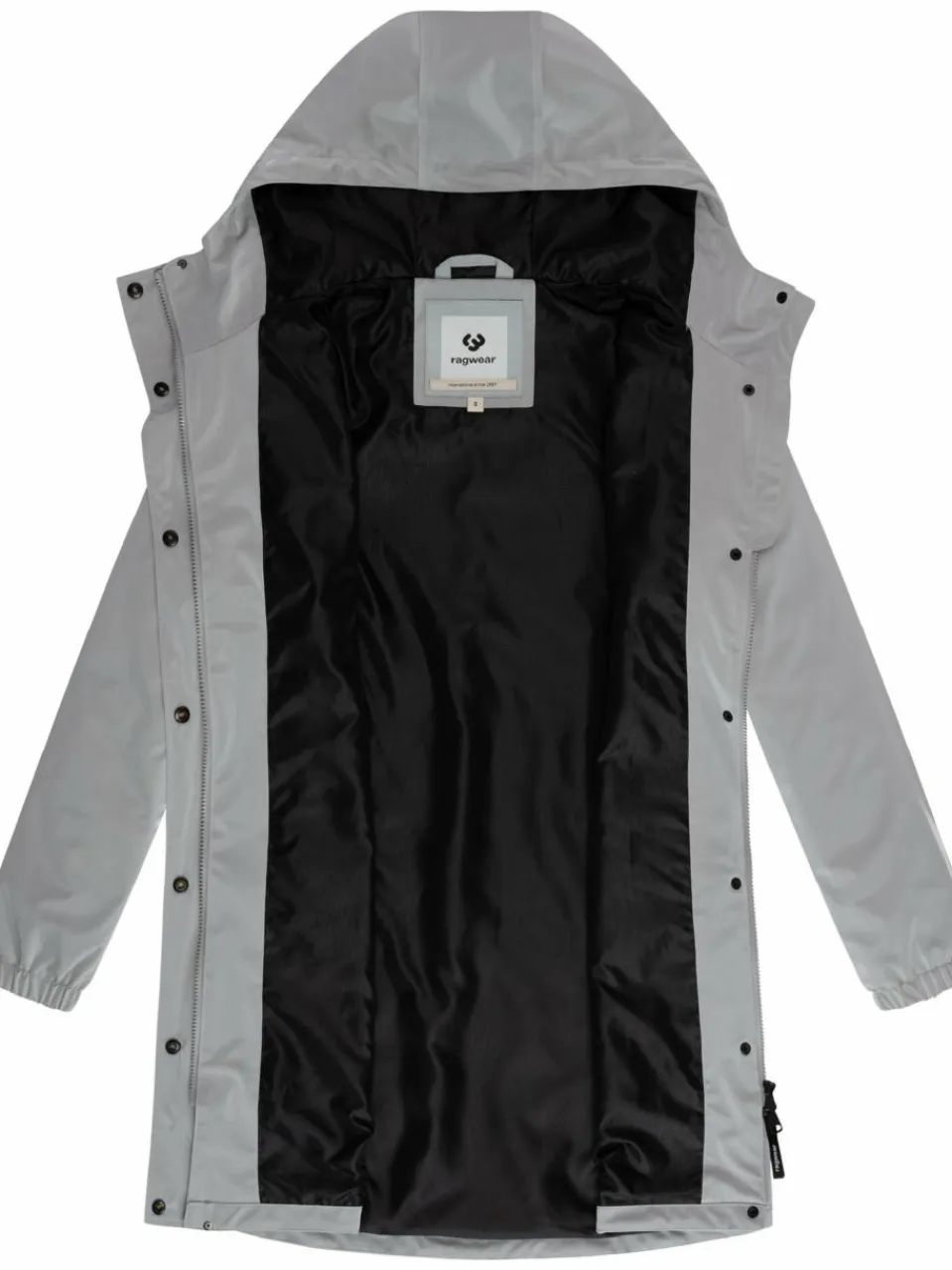 Ragwear Jacken & Westen<Damen Regenmantel - Husty Rainy hellgrau uni