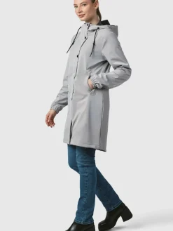 Ragwear Jacken & Westen<Damen Regenmantel - Husty Rainy hellgrau uni