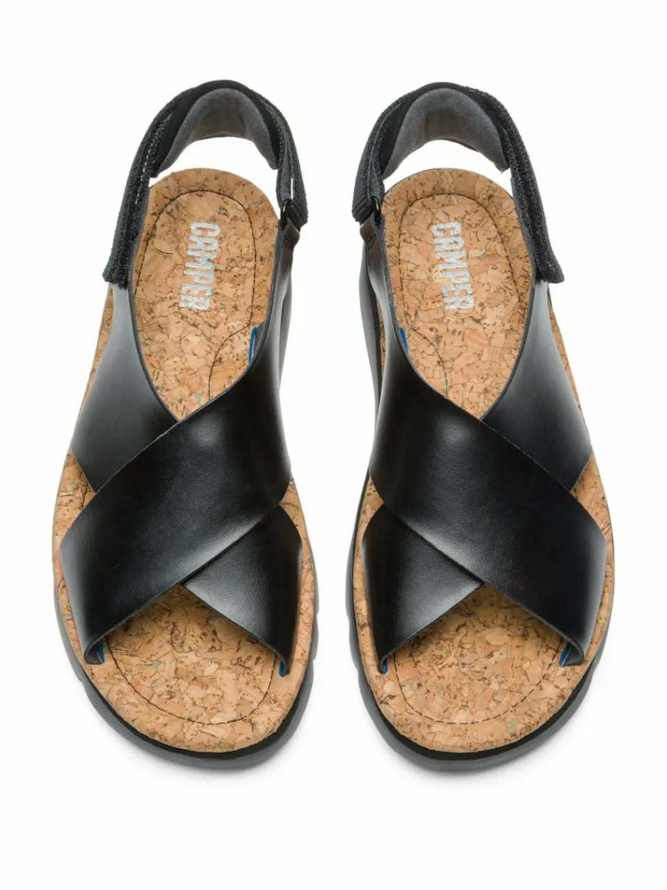 Camper Sandalen & Sandaletten<Damen Riemchensandalen - Oruga schwarz uni