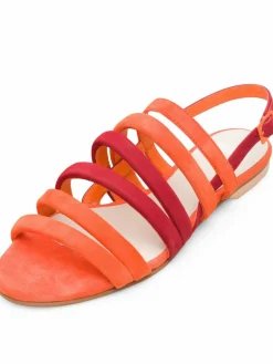 Camper Sandalen & Sandaletten<Damen Riemchensandalen - Twins orange uni