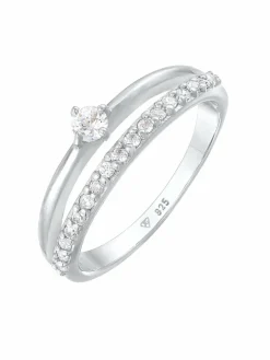 Elli Schmuck<Damen Ring silber uni