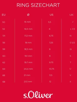 s.Oliver Schmuck<Damen Ring beige uni