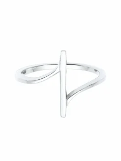Elli Schmuck<Damen Ring silber uni