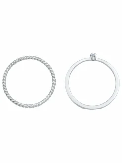 Elli Diamonds Schmuck<Damen Ring silber uni